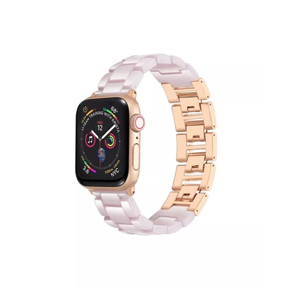 POSH TECH Resin Band for Apple Watch with Removable Clasp 38 /42 mm - Pink